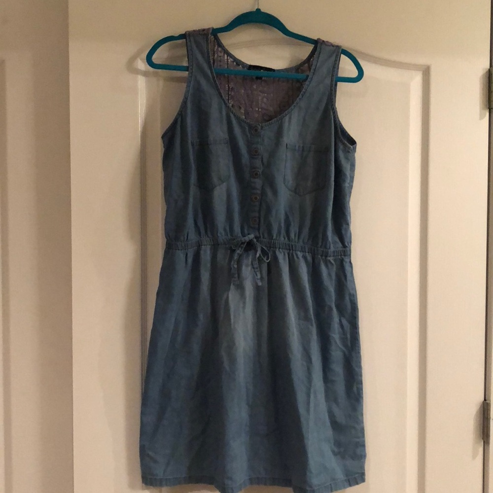 Chambray Tank Dress